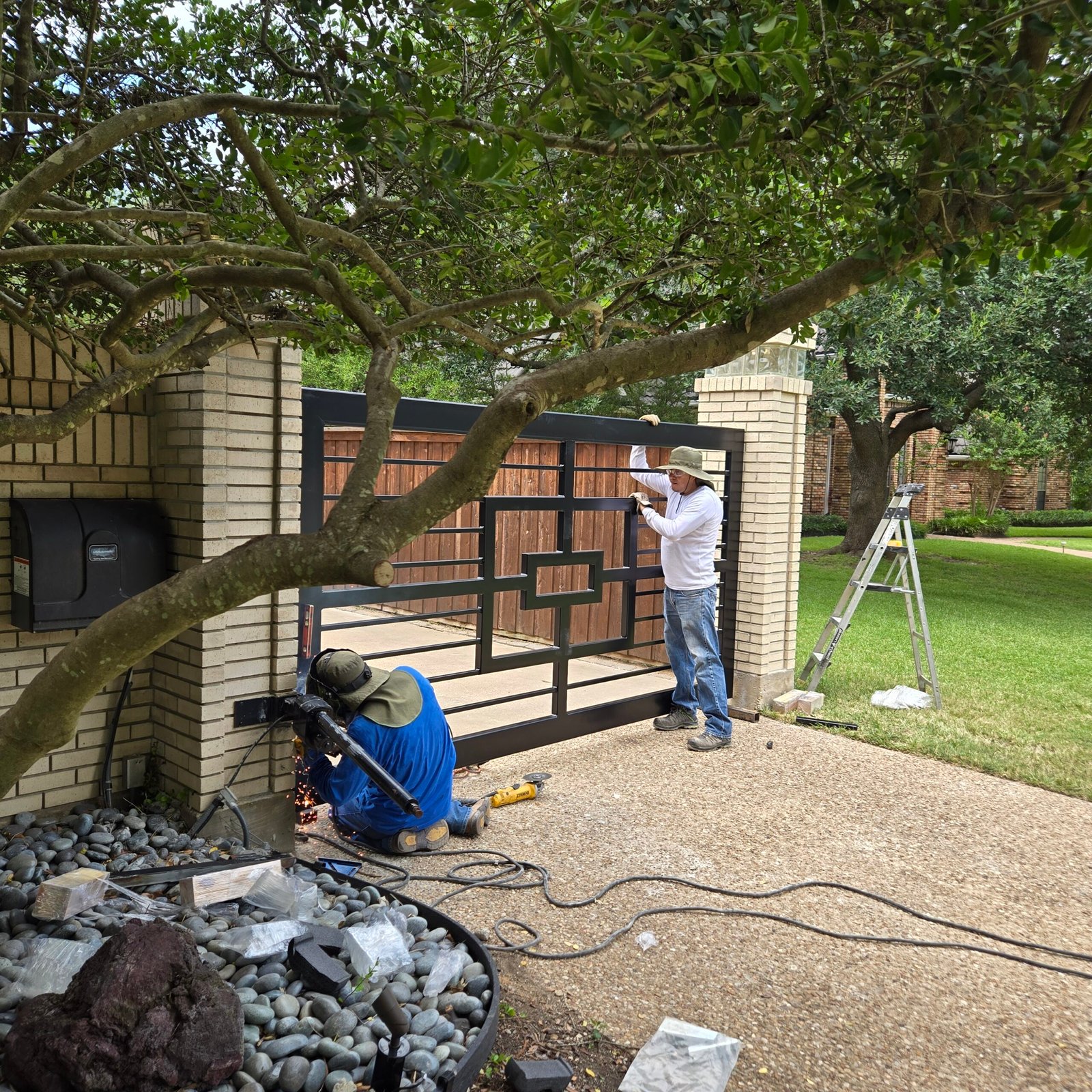 20250812_122438 Steel Gate Repair Southlake